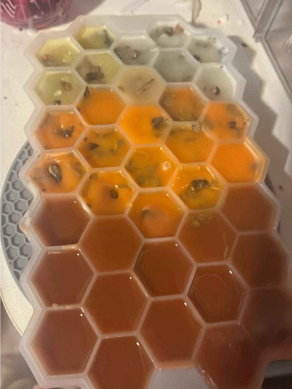 Honeycomb Body Wax Melt Trio - Orange and Cream